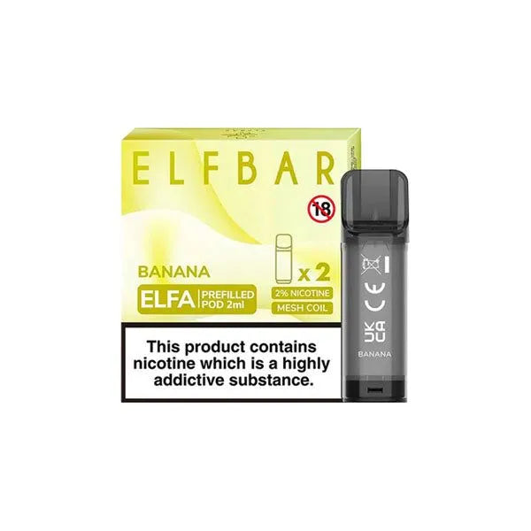 
                  
                    ELFBAR Elfa Pre-Filled Pod - 2ml - 20mg (2 Pack)
                  
                