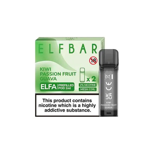 
                  
                    ELFBAR Elfa Pre-Filled Pod - 2ml - 20mg (2 Pack)
                  
                