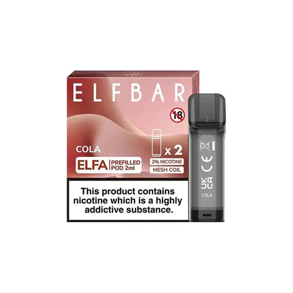 
                  
                    ELFBAR Elfa Pre-Filled Pod - 2ml - 20mg (2 Pack)
                  
                