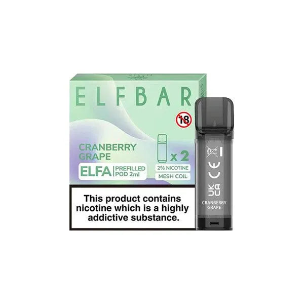 
                  
                    ELFBAR Elfa Pre-Filled Pod - 2ml - 20mg (2 Pack)
                  
                