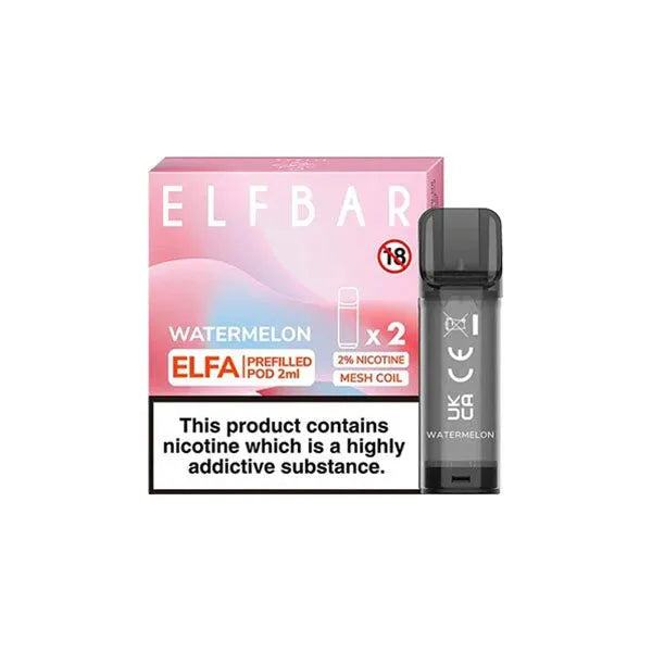 
                  
                    ELFBAR Elfa Pre-Filled Pod - 2ml - 20mg (2 Pack)
                  
                