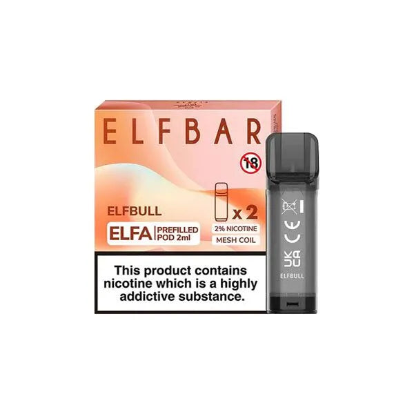 
                  
                    ELFBAR Elfa Pre-Filled Pod - 2ml - 20mg (2 Pack)
                  
                