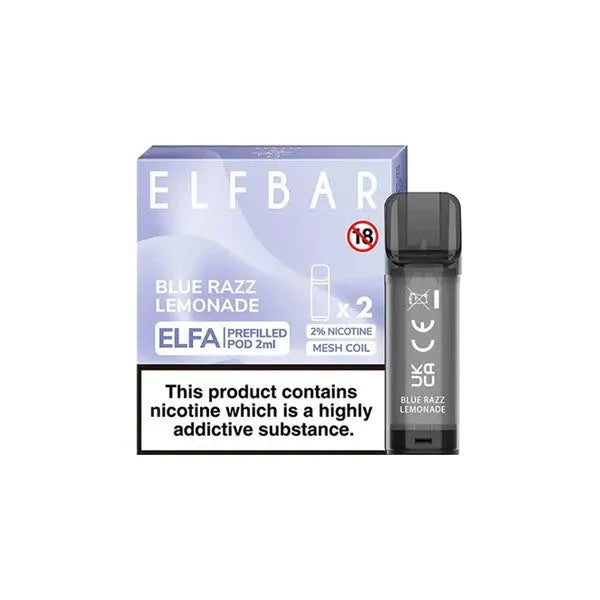 
                  
                    ELFBAR Elfa Pre-Filled Pod - 2ml - 20mg (2 Pack)
                  
                