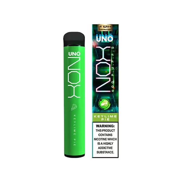 UNO NOX Disposable Vapes 600 puffs Box of 10