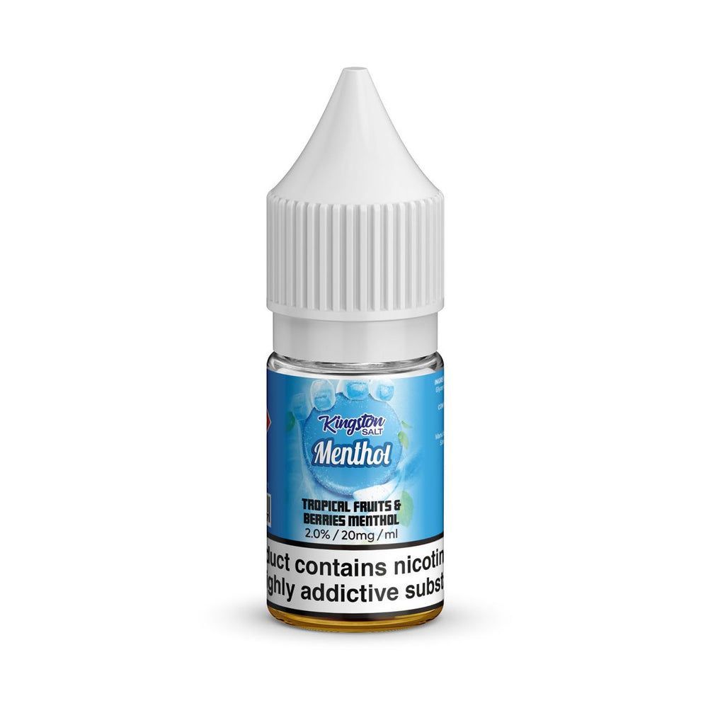 
                  
                    Kingston Salts Menthol 10ml E-Liquids 20mg Box Of 10
                  
                