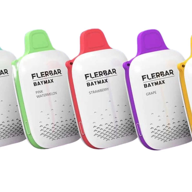 Flerbar Baymax 3500 Puffs Disposable Vape Nicotine Free Box of 5