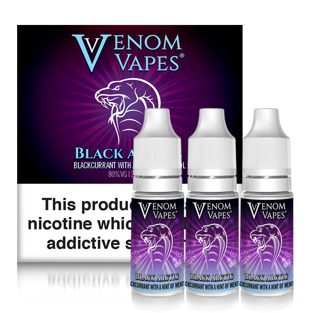 Venom Vape 50/50 E-Liquids 10ml Box Of 10