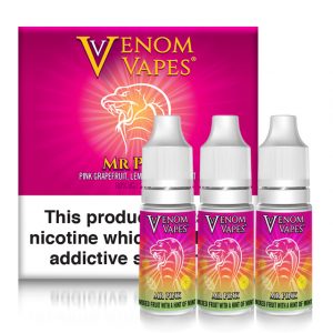 Venom Vape 50/50 E-Liquids 10ml Box Of 10