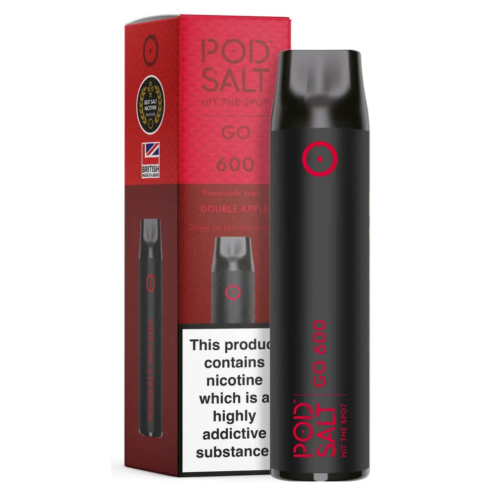 Pod Salt Go 600 Double Apple Disposable Device 2ml - 20mg/ml Box of 10