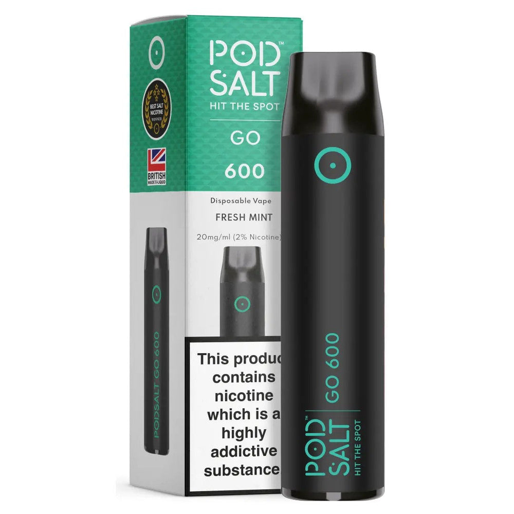 Pod Salt Go 600 Fresh Mint Disposable Device 2ml - 20mg/ml Box of 10