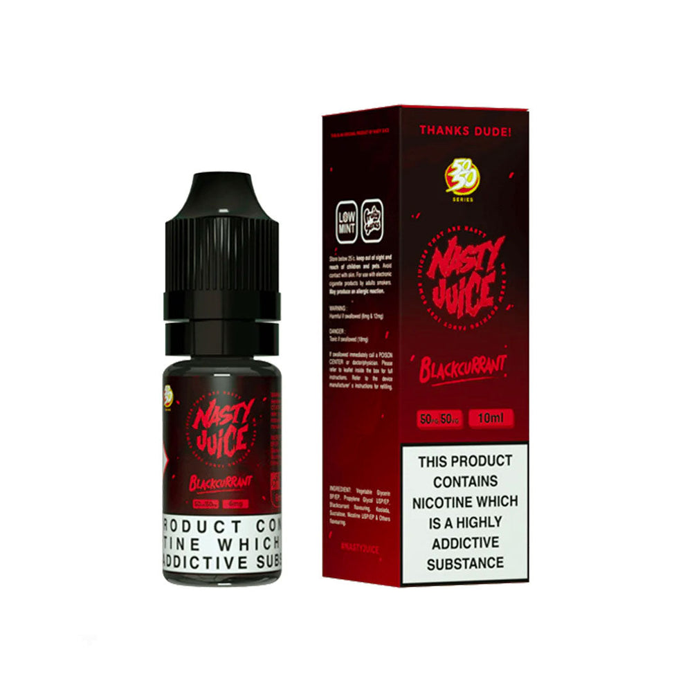 Nasty Juice 50 50 Blackcurrant 50ml