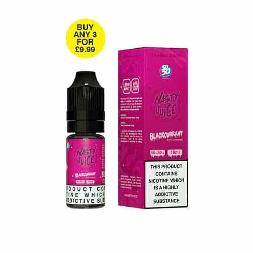 Nasty Juice 50 50 Blackcurrant Lemonade 50ml