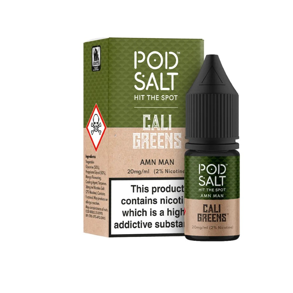 Pod Salt Amnesia Mango 10ml Nicotine Salt E-liquid Fusion Box of 10