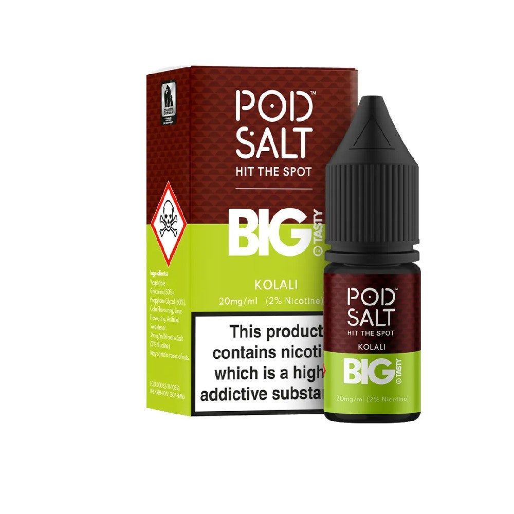 Pod Salt Cola With Lime 10ml Nicotine Salt E-liquid Fusion  Box of 10