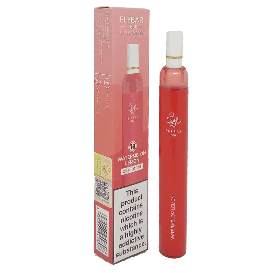 ELFBAR T600 Disposable Vape - 20mg Watermelon Lemon